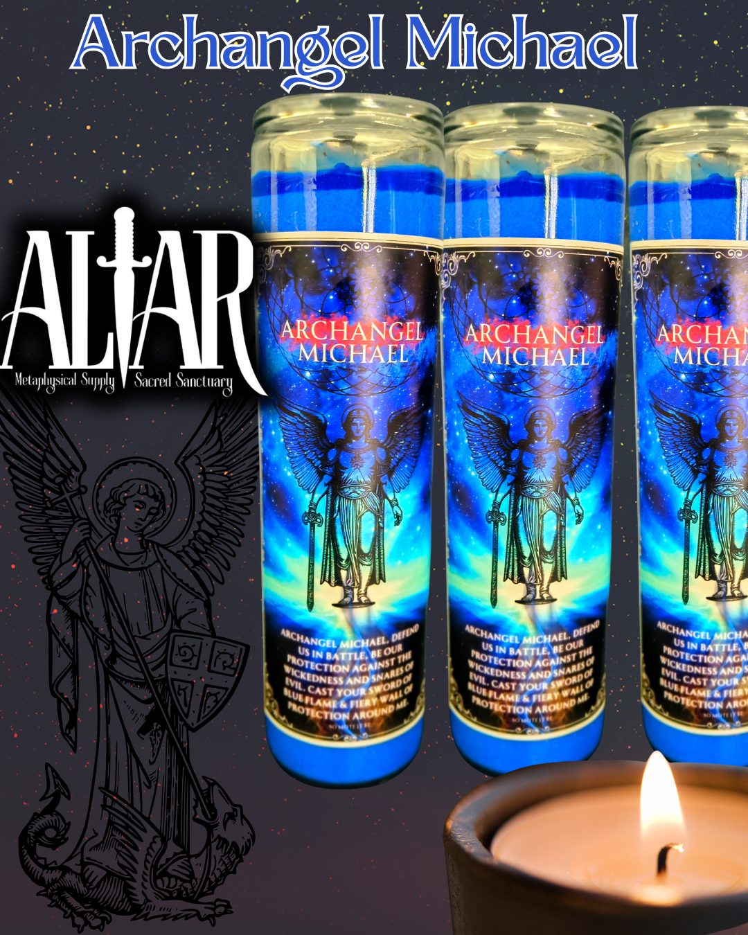 Archangel Michael Prayer Candle