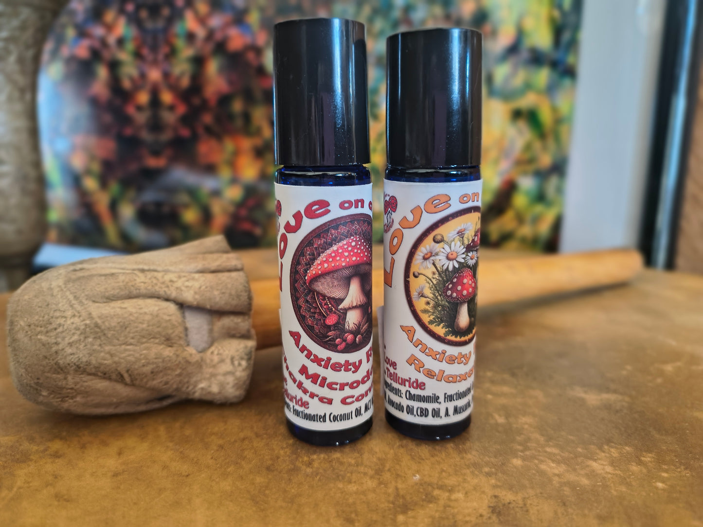 Love on a Roll 🤟 Mushy Anxiety Relief