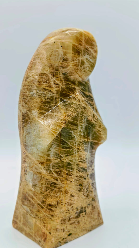 Moonstone Goddess Carving