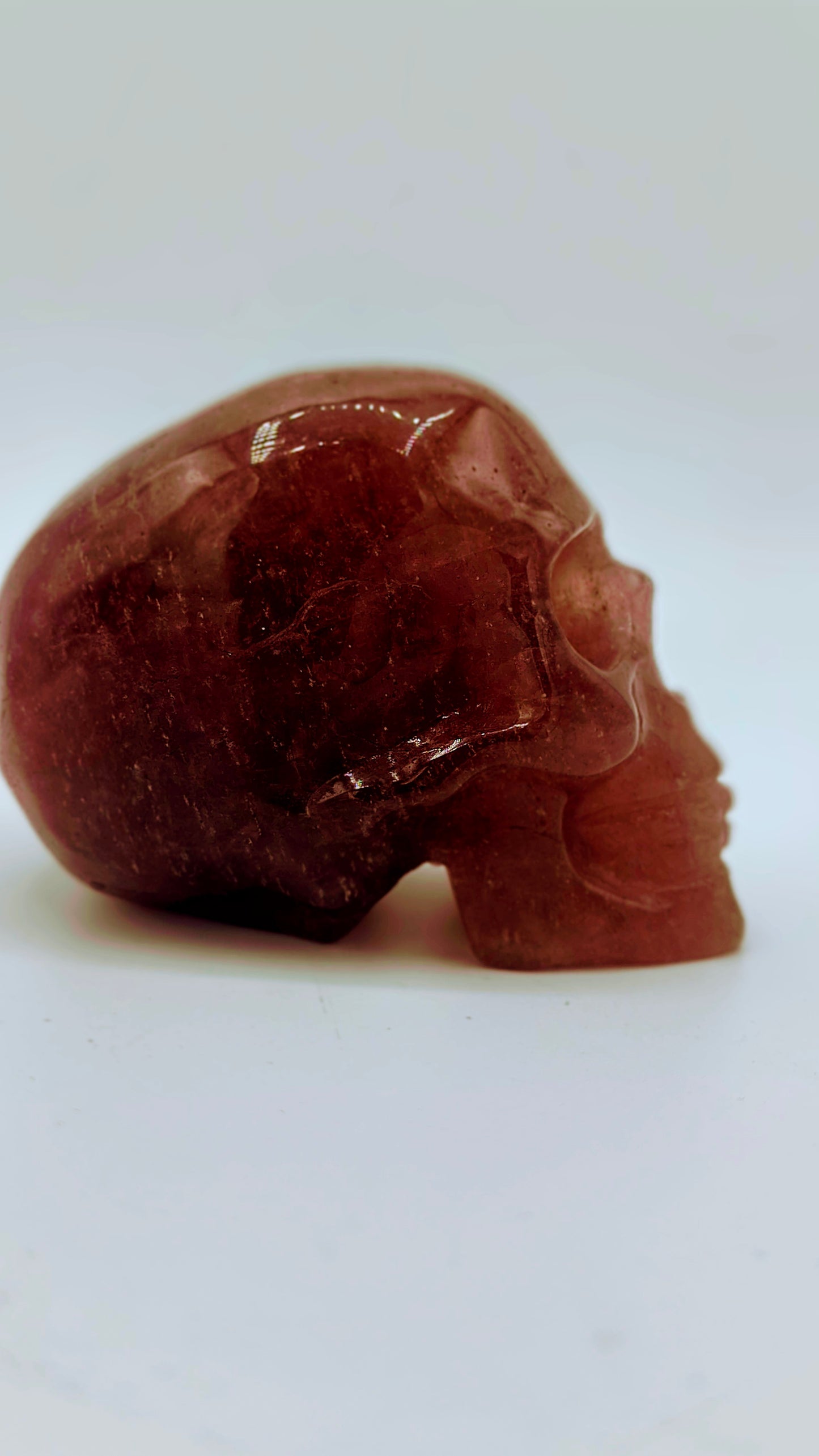 Strawberry Quartz Skull Craving