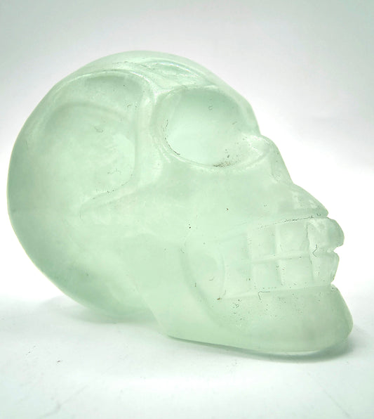 Fluorite Skull Carving