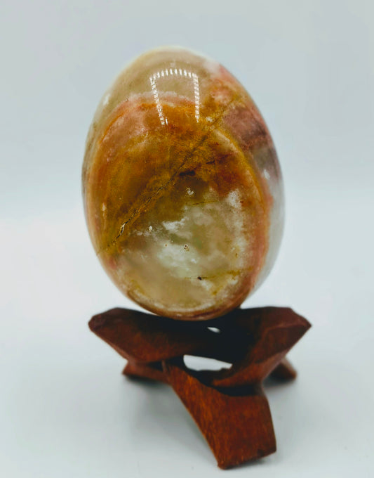 Green Onyx Egg Carving