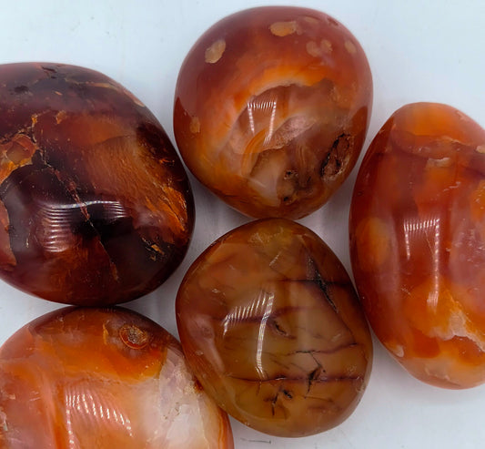 Carnelian Palm Stone