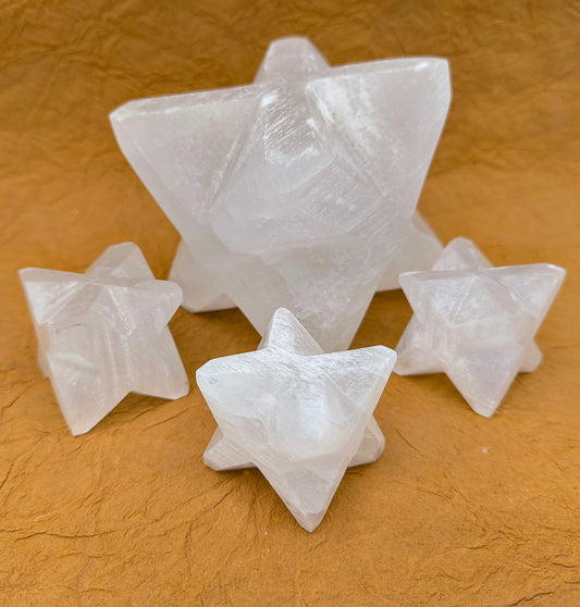 Selenite Merkaba