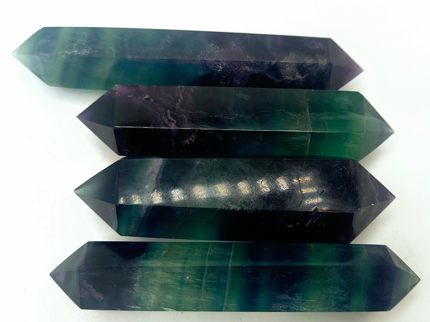 Rainbow Fluorite Double Channeler
