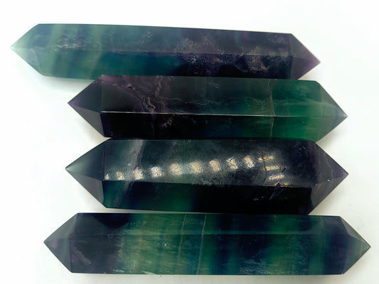 Rainbow Fluorite Double Channeler