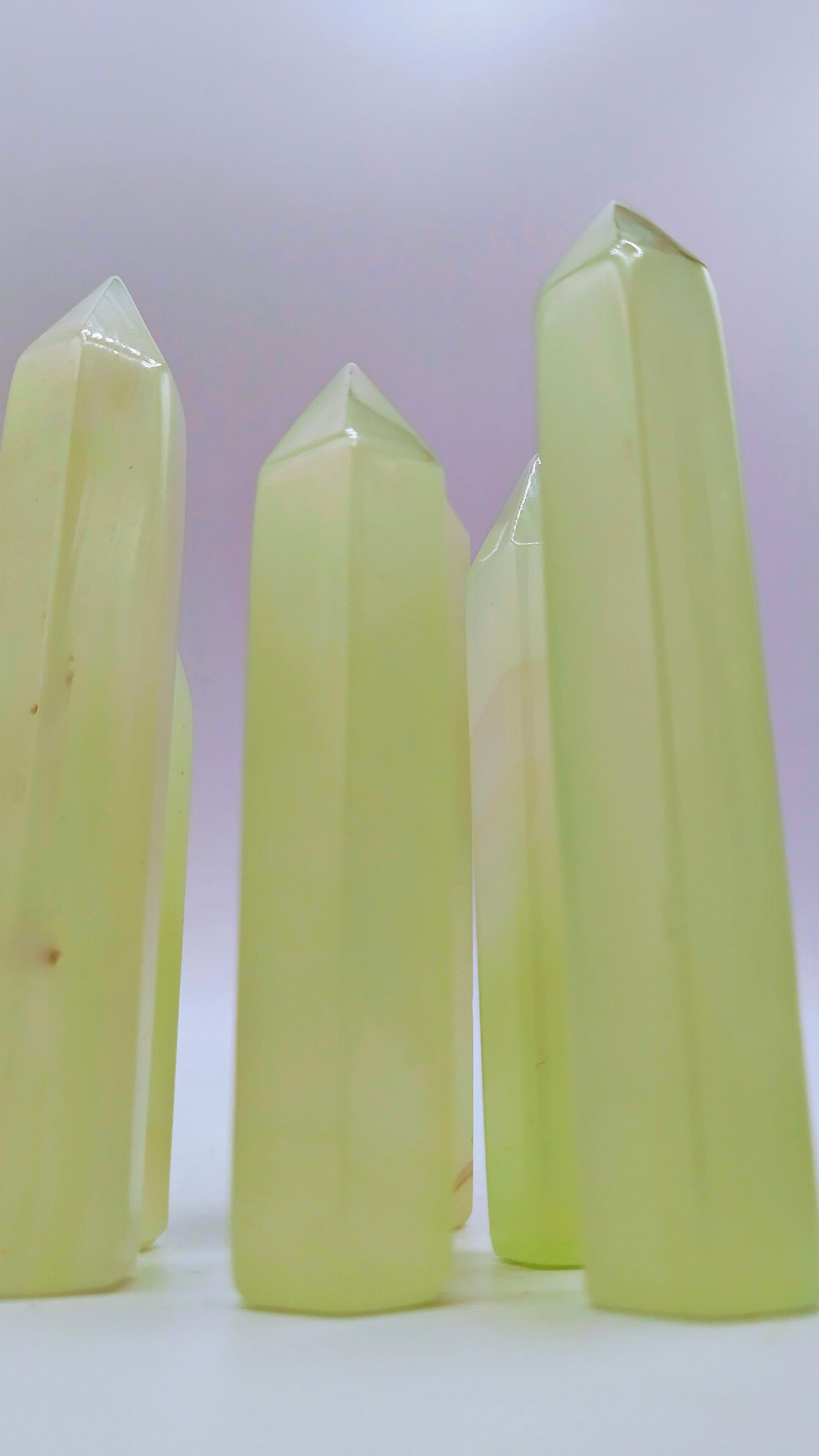 Green Calcite Channeler Tower